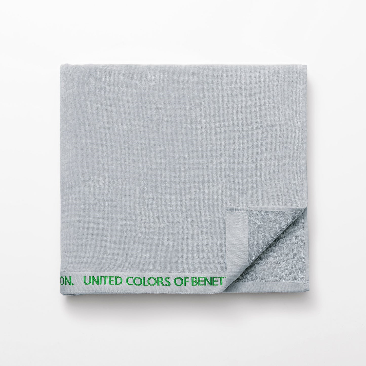 Toalla De Playa 90x160cm 380gsm 100% Algodón Velour Gris Con Logo Neutral Be