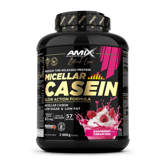 Micellar Casein (caseína Micelar) - 2kg - Frambuesa - Caseina - Amix Nutrition_0