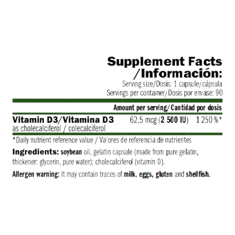 Greenday Vitamin D 2500 I.u 90 Caps_1