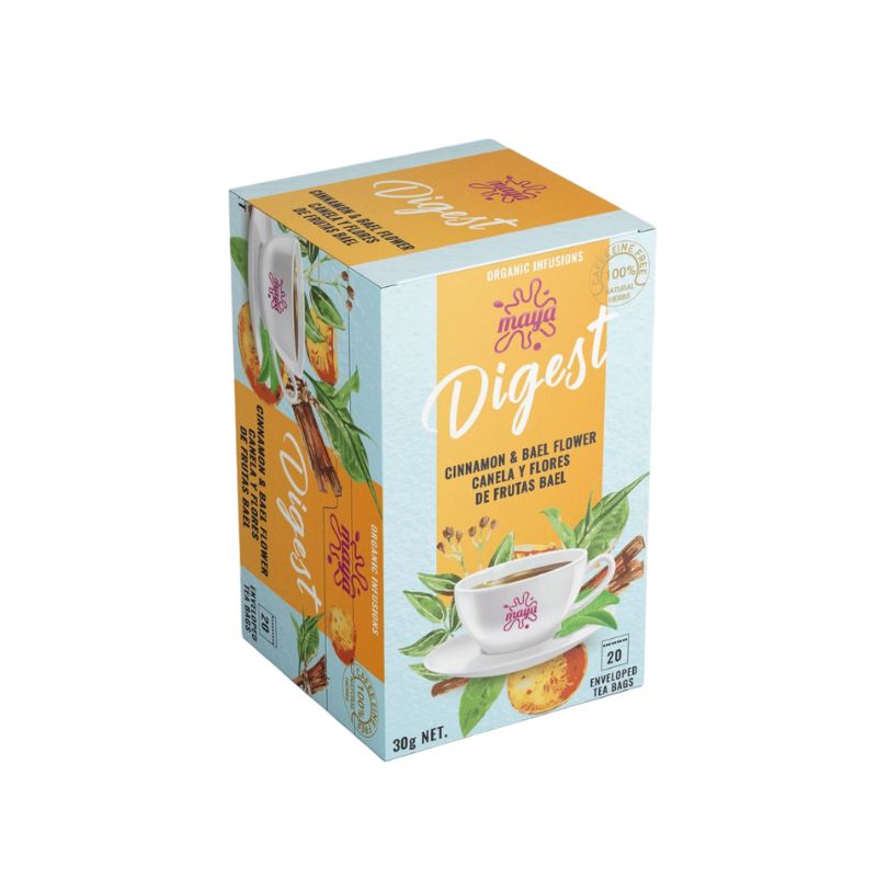 Infusion Maya Organic Digest / Canela Y Flor De Beal 20 bolsas_0
