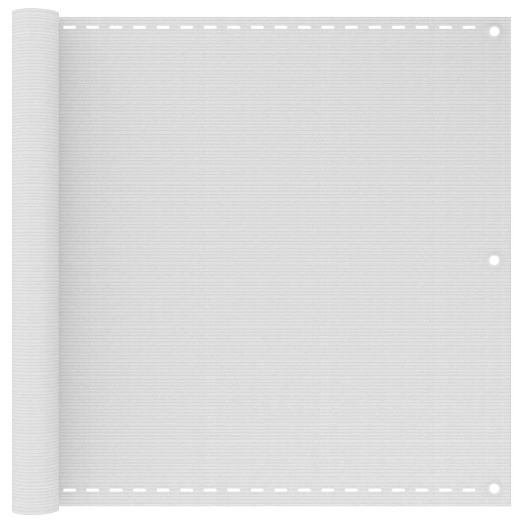 Vidaxl Toldo Para Balcón Hdpe Blanco 90x500 Cm_0