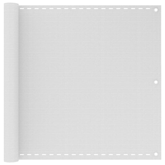 Vidaxl Toldo Para Balcón Hdpe Blanco 90x500 Cm_0