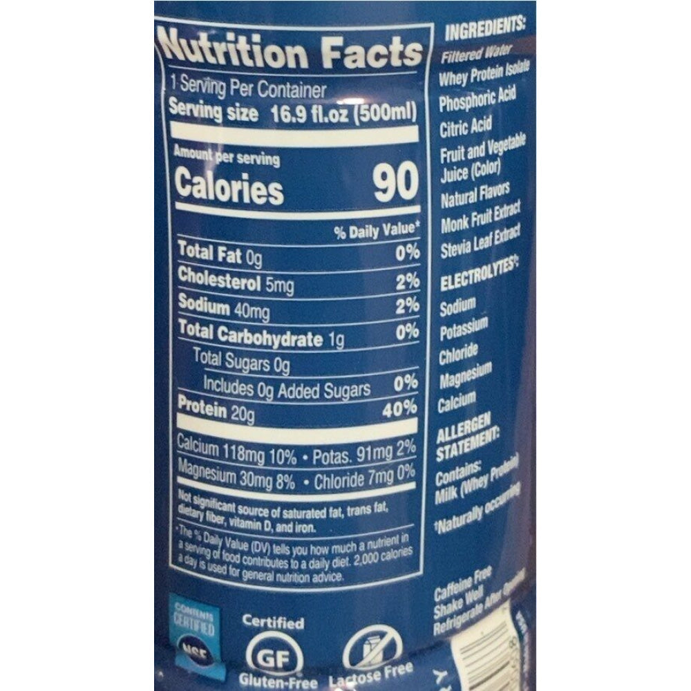 Protein Water Zero 500 Ml Arándano_1