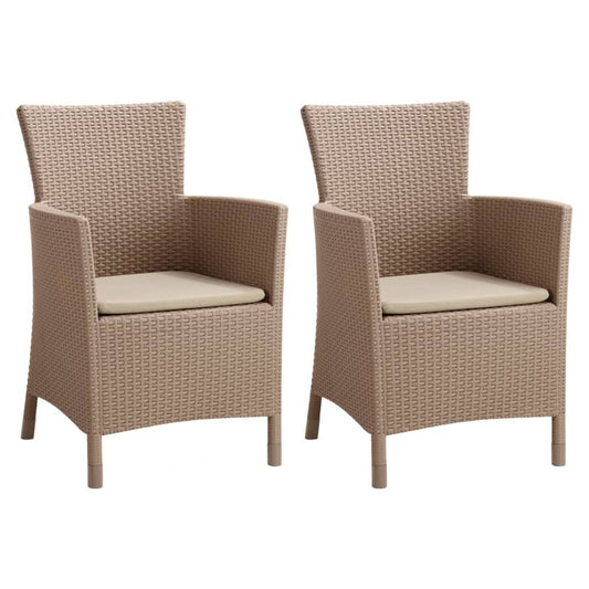 Keter Silla De Comedor De Jardín Iowa Capuchino_0