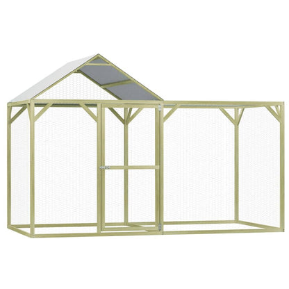 Vidaxl Gallinero Madera De Pino Impregnada 3x1,5x2 M_0