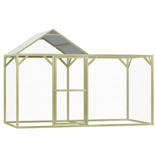 Vidaxl Gallinero Madera De Pino Impregnada 3x1,5x2 M_0