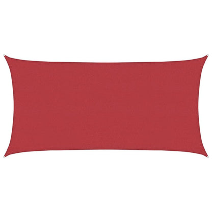 Vidaxl Toldo De Vela Hdpe Rojo 160 G/m² 2x4 M_0