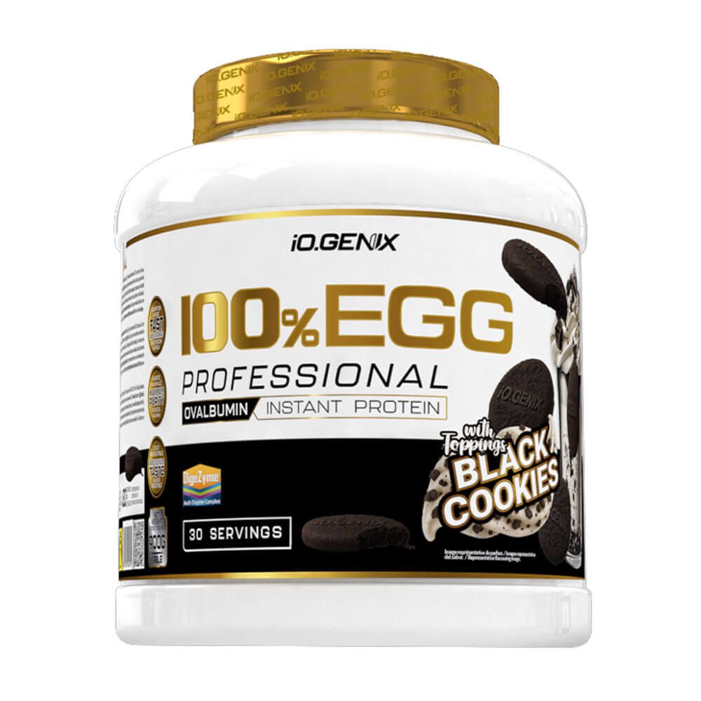 100% Egg Profesional (proteína De Huevo) - 900g - Black Cookies - Proteina Alternativa - Io.genix_0