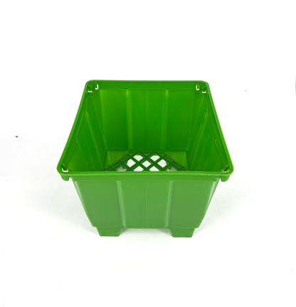 Maceta Cuadrada Verde 15 X 15 Cm