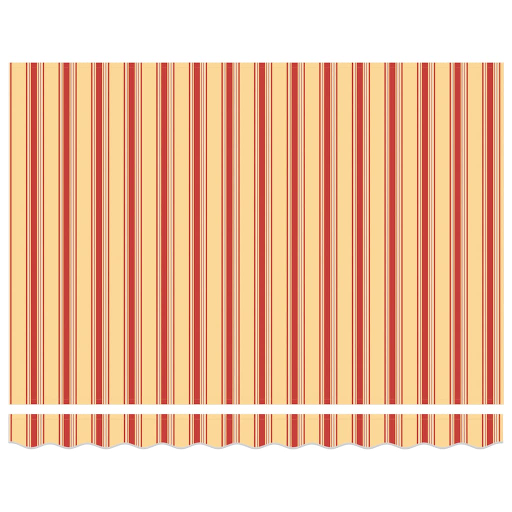 Toldo Retráctil Aluminio Y Tela Blanco Y Amarillo 3x2,5 M_3