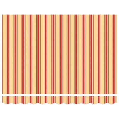Toldo Retráctil Aluminio Y Tela Blanco Y Amarillo 3x2,5 M_3