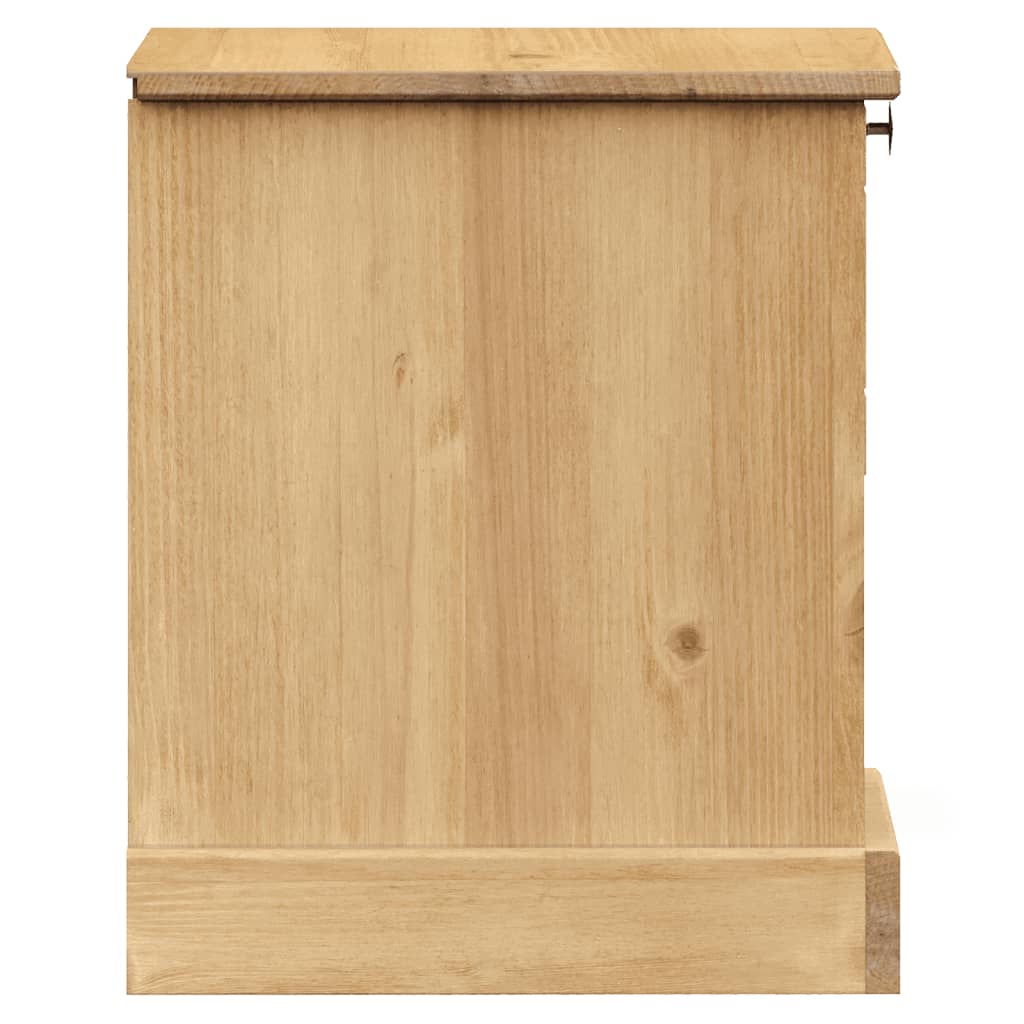 Mesita De Noche Vigo Madera Maciza De Pino 42x35x42 Cm_4