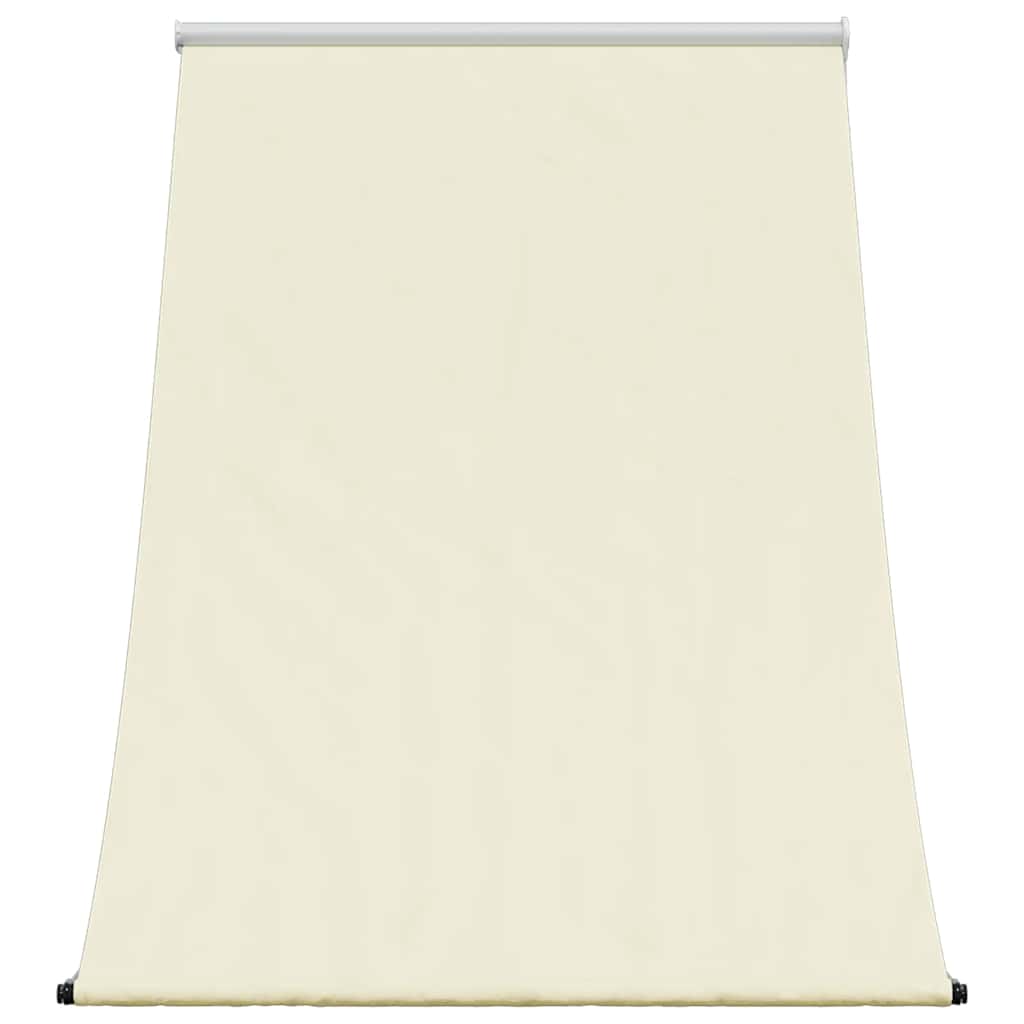 Toldo Retráctil De Tela Y Acero Crema 100x150 Cm_2