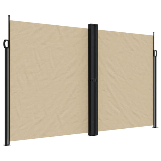 Vidaxl Toldo Lateral Retráctil Beige 200x600 Cm_0
