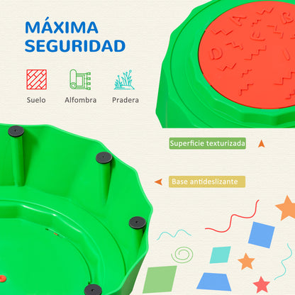 Outsunny Juego De 8 Piezas Viga De Equilibrio Para Niños De 3-6 Años Carga 50 Kg_5