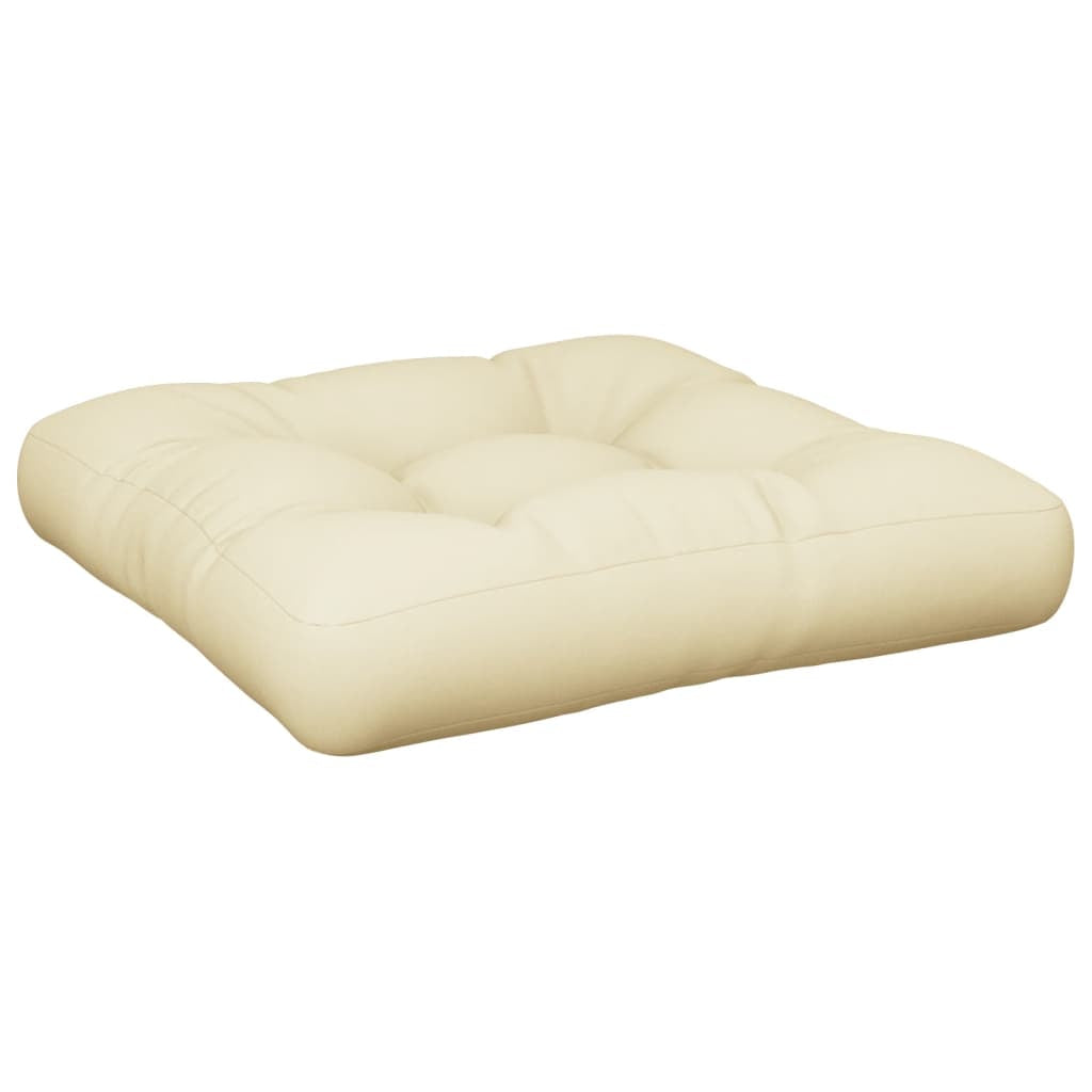 Vidaxl Cojín Para Sofá De Palets Tela Crema 60x61,5x10 Cm_0