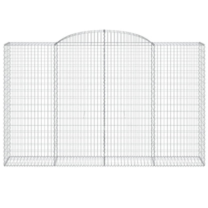 Cestas De Gaviones 12 Uds Forma De Arco Hierro 300x50x180/200cm_3