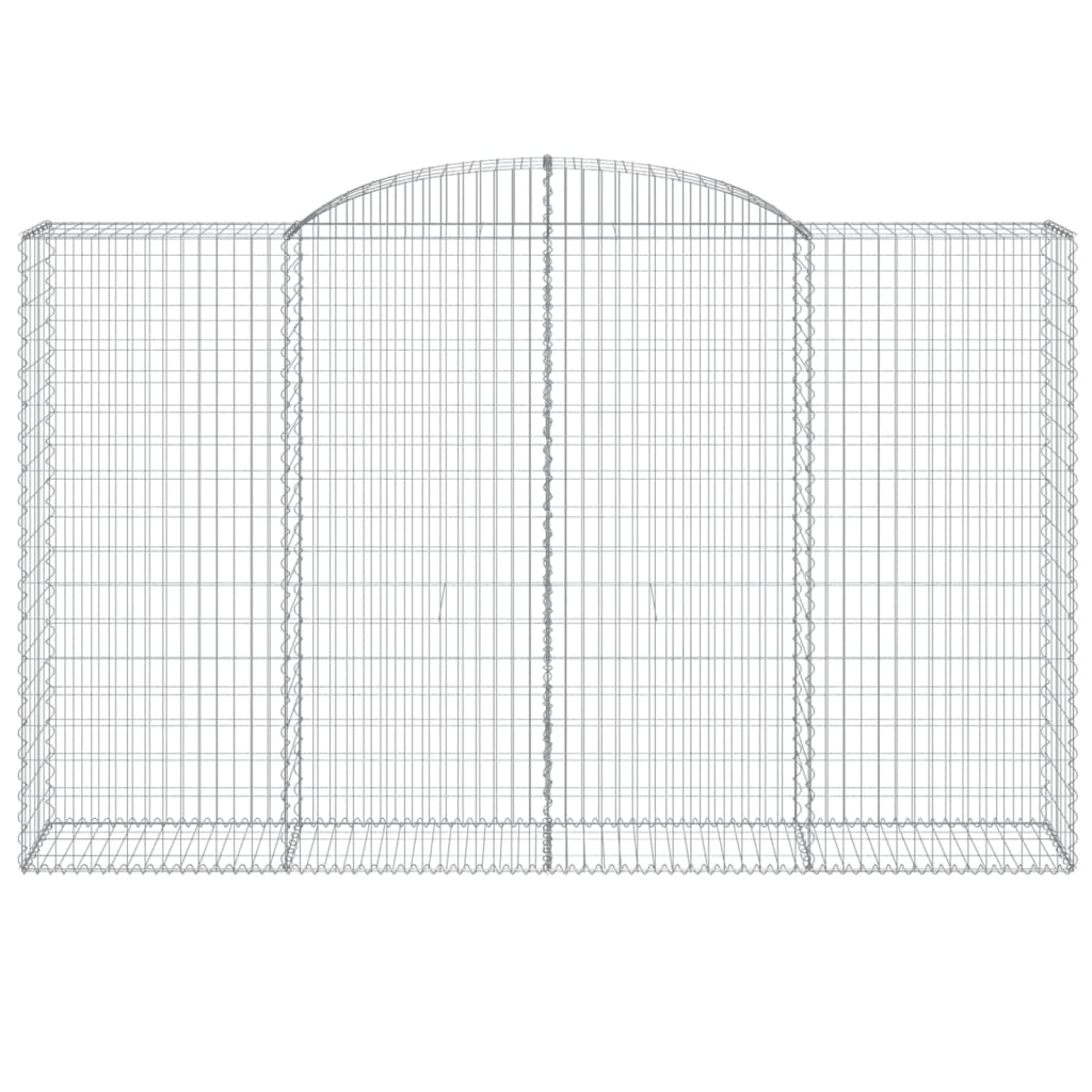 Cestas De Gaviones 5 Uds Forma De Arco Hierro 300x50x180/200 Cm_3