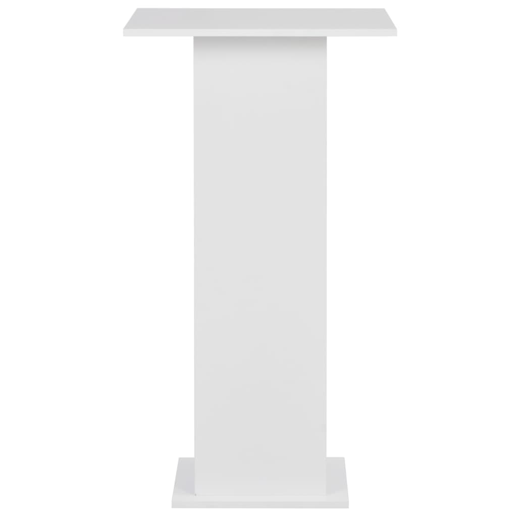 Mesa De Bar Blanca 60x60x110 Cm_1