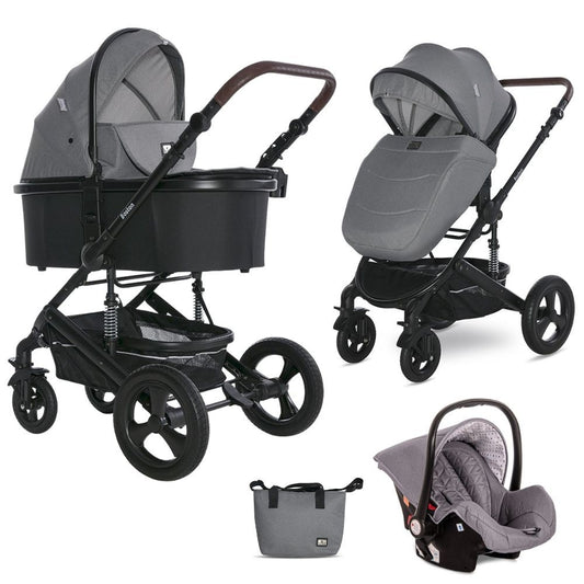 Carro De Bebé De Tres Piezas Boston Hasta 22 Kg Dolphin Grey_0