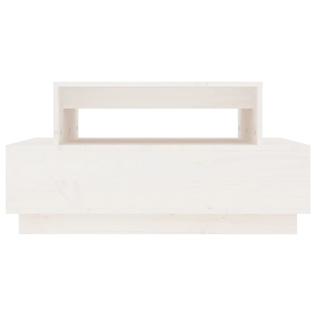 Mesa De Centro Madera Maciza De Pino Blanco 80x55x40,5 Cm_3