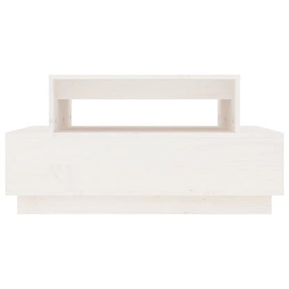 Mesa De Centro Madera Maciza De Pino Blanco 80x55x40,5 Cm_3
