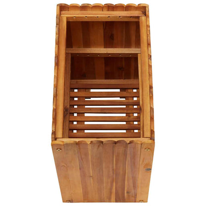 Arriate De Madera Maciza De Acacia 50x30x50 Cm_3
