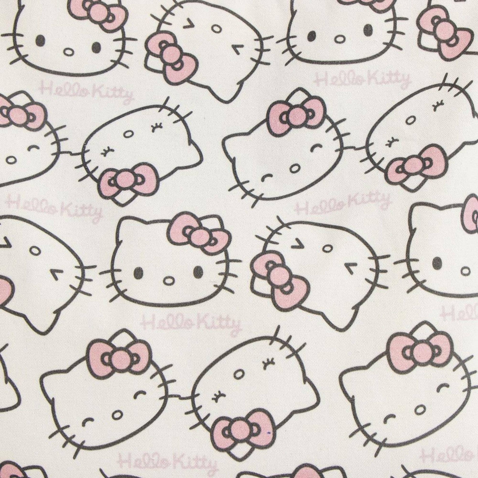 Bolsa Shopping Hello Kitty, Unisex Adulto, Blanco Y Negro_2