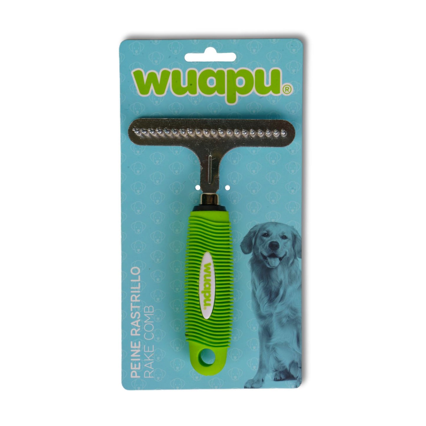 Cepillo Wuapu Tipo Rastrillo Ideal Para Eliminar Nudos Del Pelaje Del Perro, Con Púas Redondeadas_0