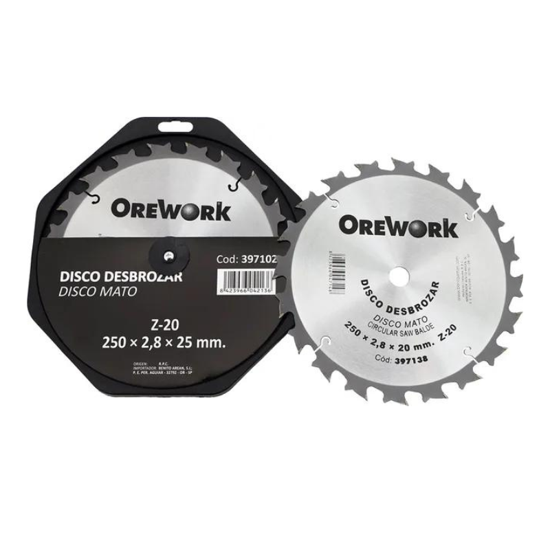 Disco Z-20 Para Desbrozar - 250x2,8x20 Mm_0