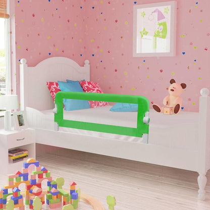 Vidaxl Barandilla De Seguridad Cama De Niño 2 Uds Verde 102x42 Cm_1