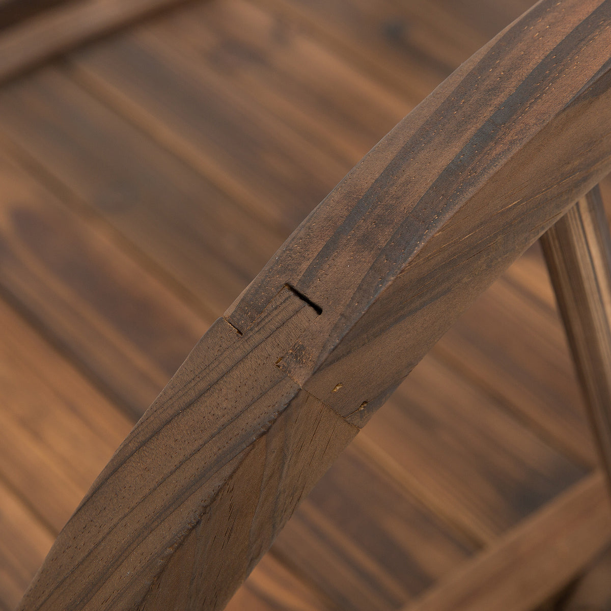 Puente De Jardín Outsunny Madera De Abeto Madera Natural 100x50x37 Cm_4