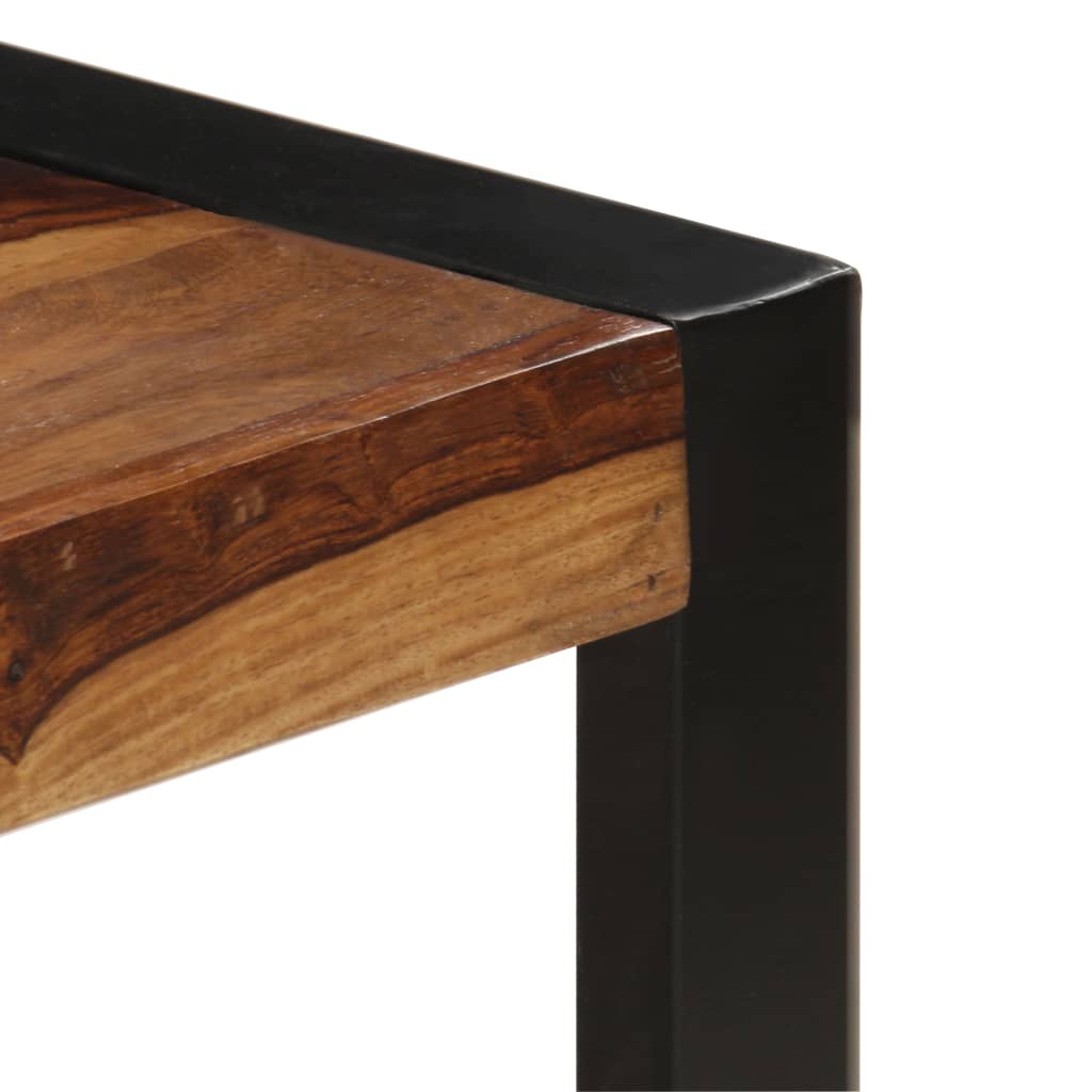Mesa De Centro De Madera Maciza De Sheesham 120x60x40 Cm_2