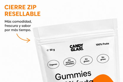 Gummies 100% Fruta Pack De 5 Mango Y Maracuyá – Snack Saludable Vegano Sin Azúcares Añadidos_2