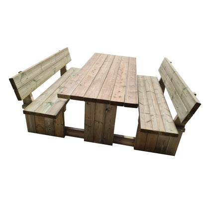 Mesa De Picnic Masgames Canet Mesa Con Respaldo.