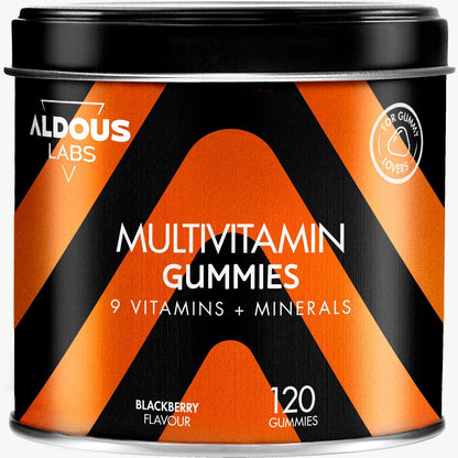Multivitaminas en gominolas sabor mora Aldous Bio 120 gominolas