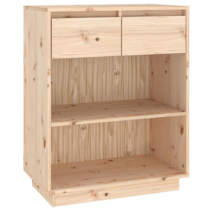 Mesa Consola De Madera Maciza De Pino 60x34x75 Cm / Vetonek_1