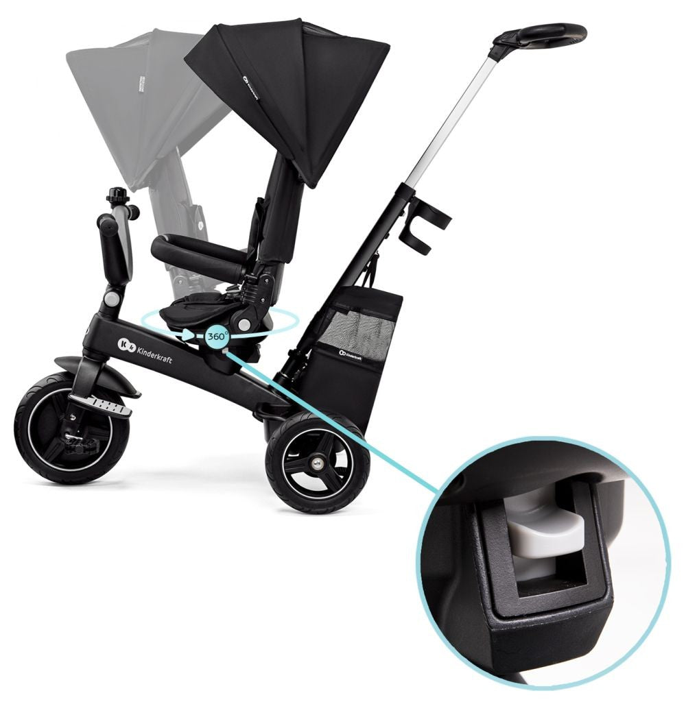 Triciclo Infantil Bidireccional Easytwist Black_1