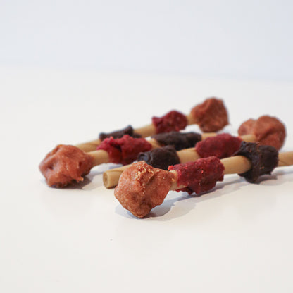 Snack Barbacoa Para Perro Brocheta De Pollo Y Pato Wuapu (1kg-63ud)_2