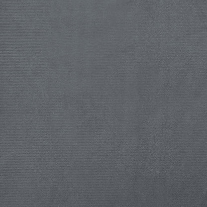 Cama Para Perros De Terciopelo Gris Oscuro 70x45x26,5 Cm / Vetonek_5