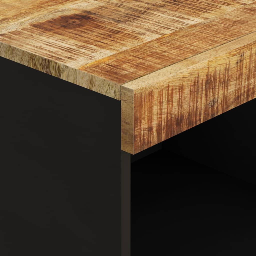 Armario Auxiliar De Madera Maciza De Mango 85x33x75 Cm_4