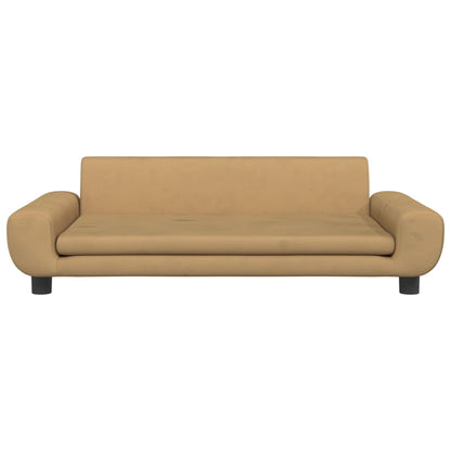 Cama Para Perros De Terciopelo Marrón 100x54x33 Cm / Vetonek_0