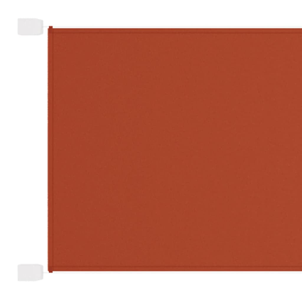 Vidaxl Toldo Vertical Terracota Tela Oxford 60x1200 Cm_0
