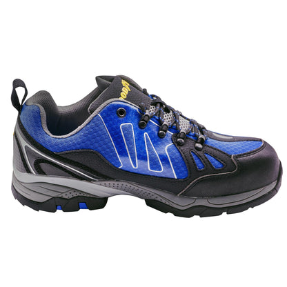 Goodyear Zapato De Seguridad Y Contra Incendios Tejido Mesh De Línea Deportiva Azul Y Negro Talla 40_0