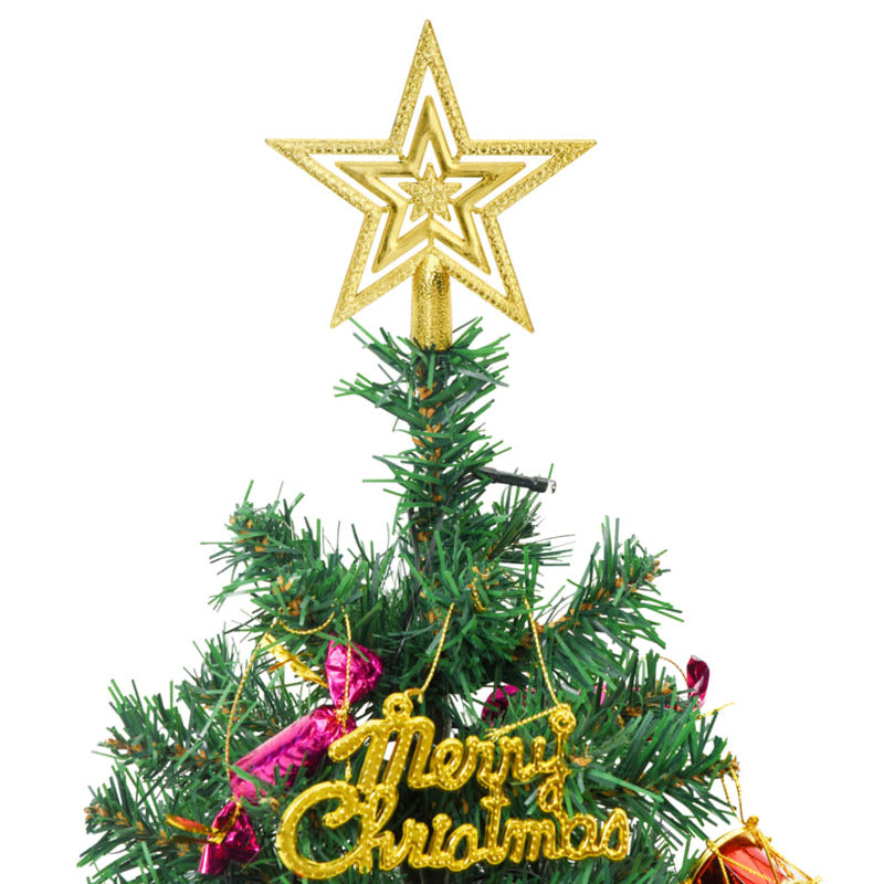 Vidaxl Mini Árbol De Navidad Artificial Con 30 Luces Led Verde 60 Cm_5