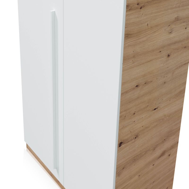 Armario Dess Melamina, Blanco Artik, 90 X 200 X 52_3