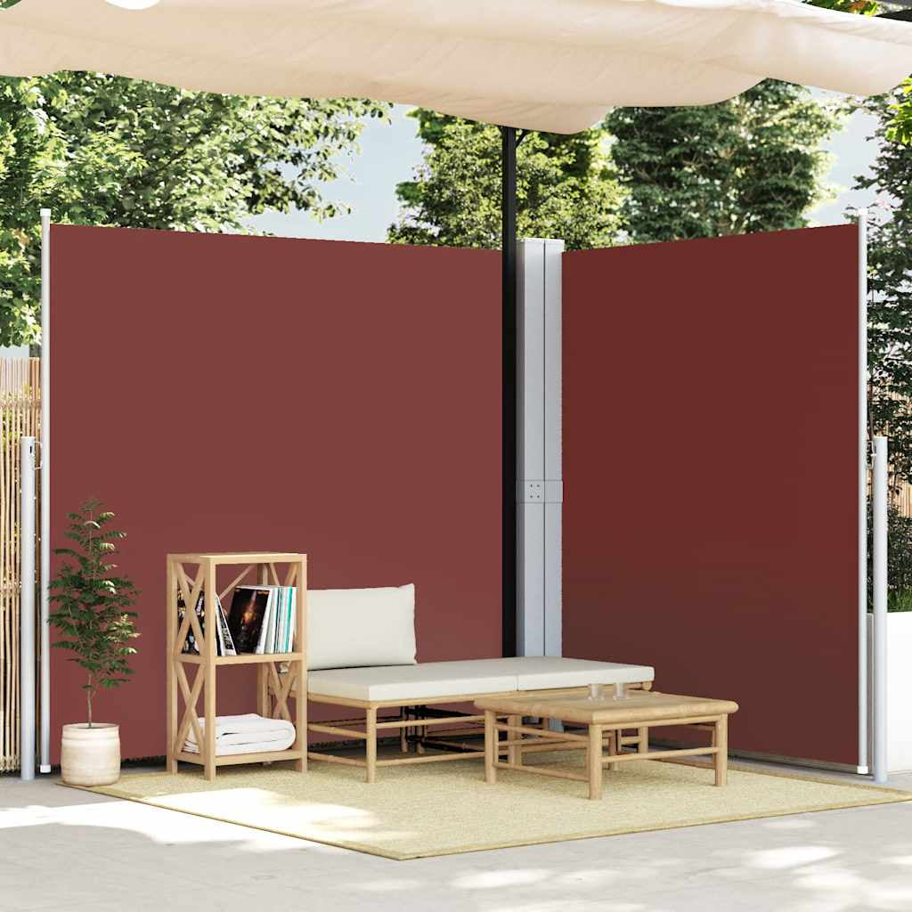 Vidaxl Toldo Lateral Retráctil Marrón 200x600 Cm_1