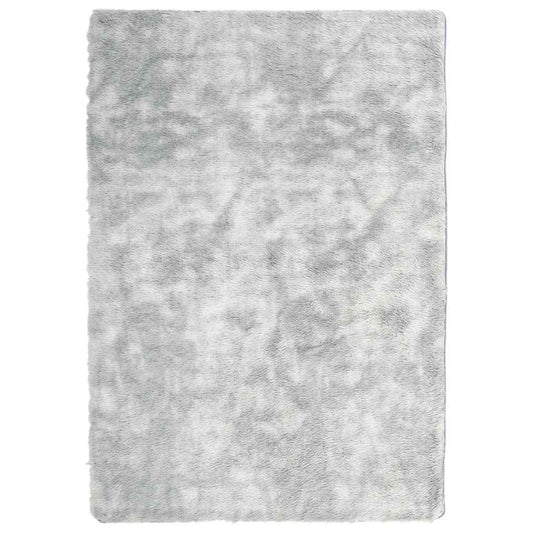 Vidaxl Alfombra De Pelo Largo Navarra Gris Claro 120x170 Cm Poliéster_0