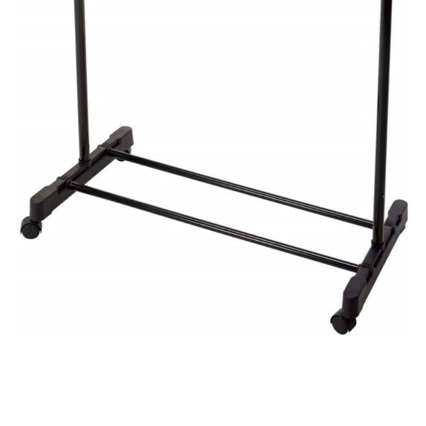 Well Home Estanteria Perchero Con Ruedas Acero Inoxidable H.90-160cm