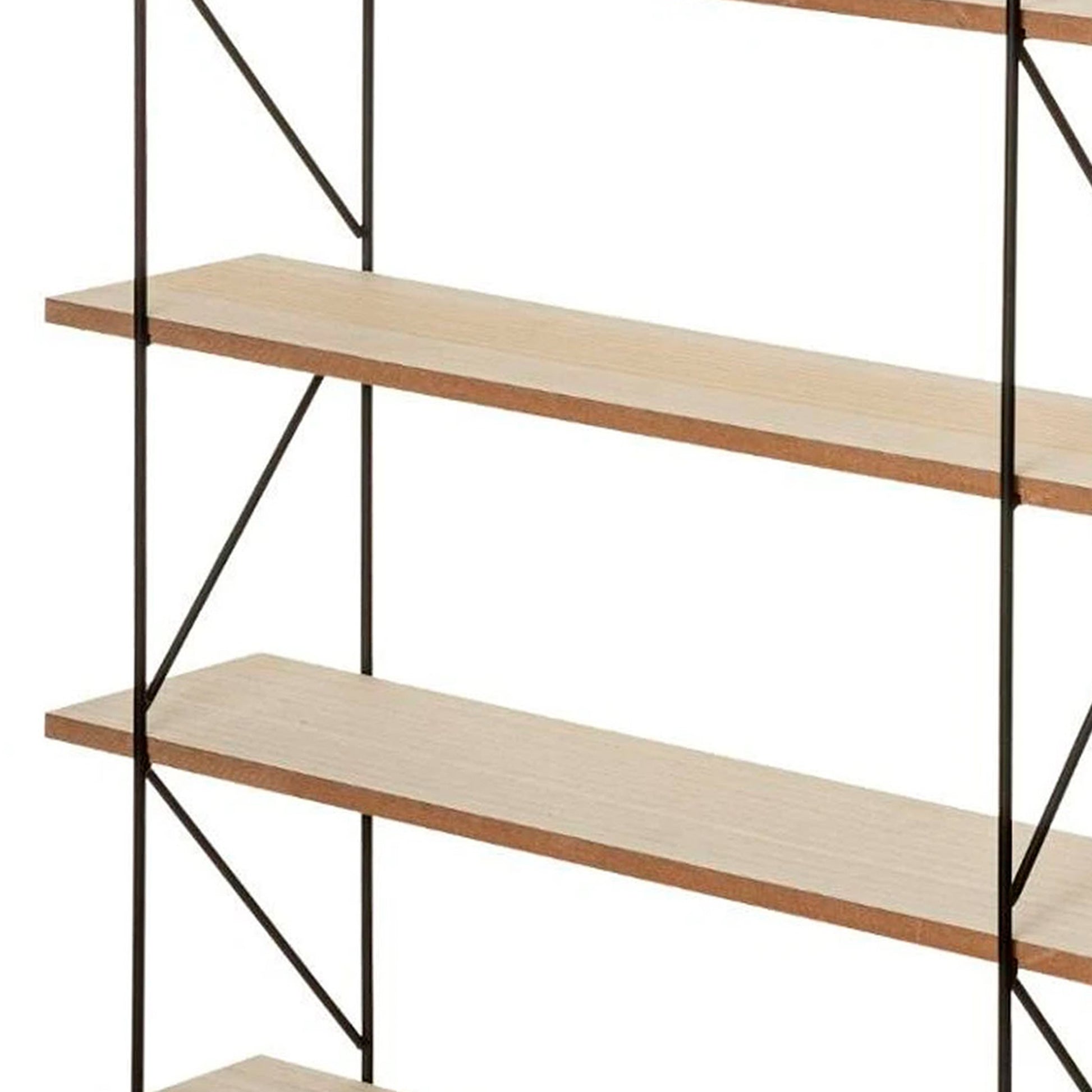 Wellhome Estantería Pared Metal Mdf 60x80cm Iris_4